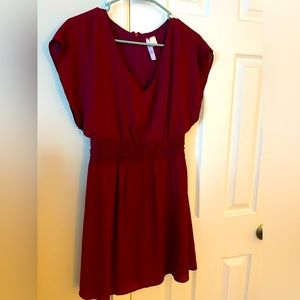 Alya Dress- Wine color